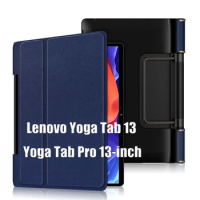 Case for Lenovo Yoga Tab 13 YT-K606F 2021 Thin Tablet Leather Stand Flip Cover for Lenovo Yoga Pad Pro 13 inch