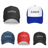 Custom Logo Baseball Caps for Men Women Vintage Hat Print DIY Team Logo Snapback Cap Men's Cap Text Designer Mesh Cap