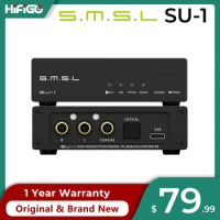 SMSL SU-1 / SU1 High Resolution USB MQA Audio Decktop DAC MQA-CD Audio Decoder AK4493S XU316 768kHz/32Bit DSD512 Headphone DAC