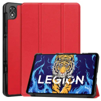 PU Leather Flip Case for Lenovo Legion Y700 Hard Cover 3 Folds Stand