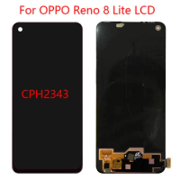 6.43'' AMOLED For OPPO Reno8 Lite CPH2343 LCD Touch Screen Digitizer Assembly For OPPO Reno 8 Lite LCD
