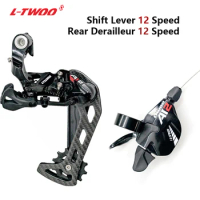 LTWOO AT12 1x12 Speed Carbon Derailleur Groupset MTB Bike Trigger Shifter Lever Rear Derailleur 52T Cassette For Shimano SRAM