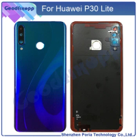 10pcs For Huawei P30 Lite Battery Cover Door Back Housing Rear Case Replacement Parts For Huawei P30Lite Back Cover