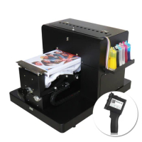T-shirt Priner A4 DTG Printer Clothes Flatbed Multifunction Printing Machine &amp; Handheld Inkjet Printer Portable Label Printer