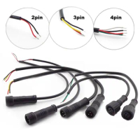 1 Pair 2Pin 3Pin 4Pin IP65 Cable Wire Plug for LED Light Strip Male to Female Led Connector Jack 15mm 20CM Waterproof Cable Cord