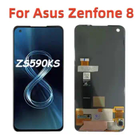 5.9" Original AMOLED For Asus Zenfone 8 ZS590KS-2A007EU LCD Display Screen Touch Panel Digitizer For Zenfone8 I006D ZS590KS LCD