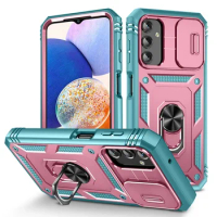 Anti-Knock Hard Phone Armor Case for Samsung Galaxy S24 S23 S22 S21 Ultra Plus Camera Galaxy A54 A14 A34 A12 A53 A13 A52S Cover