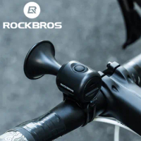 ROCKBROS Bicycle Bell Ring Bike Electronic Loud Horn Safety Alarm Electric Waterproof Bicycle Warning Bell Bicycle Accessories