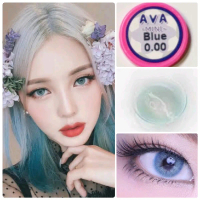 คอนแทคเลนส์ รุ่น Mini Ava สีฟ้า/Blue มีค่าสายตา (0.00)-(-10.00) เปลี่ยนแทนทุกเดือน