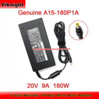 Genuine A15-180P1A A180A071P Adapter for Chicony 20V 9A 180W for MSI katana GF65 thin 10ue Gf66 GF75 Thin GF76 MS-16W2 MS-16W11
