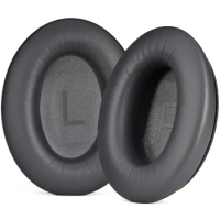1 Pair Earpads Earphone Cushion Ear Pads Cover Earmuff Protein Leather Ear Muffs for Bose QuietComfort 45 QC45/QC35 Headphone