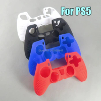 1pc Handle Silicone Sleeve Case Dustproof Skin Protective Cover Anti-Slip for S-ony PlayStation PS5 Controller Game