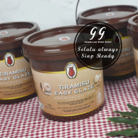 TULIP Easy GLAZE TIRAMISU 1 KG Dip Glaze Pelapis Rasa Tiramisu