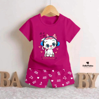DellaModee SETELAN BAJU ANAK PEREMPUAN 1-6 TAHUN BAHAN KATUN PE