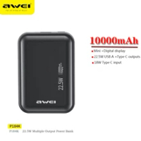 Awei P184K Powerful Power Bank 10000mAh Portable Powerbank for Phone External Battery Fast Charge For ipone Huawei xiaomi
