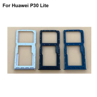 For Huawei P30 Lite New Tested Good Sim Card Holder Tray Card Slot P30Lite Sim Card Holder For Huawei P 30 Lite