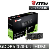 【MSI 微星】GeForce GTX 1650 4GT LP OC 顯示卡