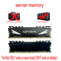 QIYIDA ECC REG Server Memory with heatsink ddr4 Ram 8GB 4GB 16GB PC4 2133MHz or 2400MHz 2666MHZ 2400 or 2133 8G 32GB RAM
