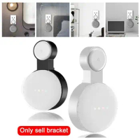 Smart Home Bracket Outlet Wall Mount Holder Kitchen Bedroom Speaker Stand Voice Assistant for Google Home Mini/ Nest Mini