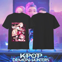 เสื้อยืด Kpop Demon Hunters สำหรับผู้หญิง, โปสเตอร์แฟนคลับ Saja Girls Rumi, เสื้อคลุม Mira สำหรับ Zo
