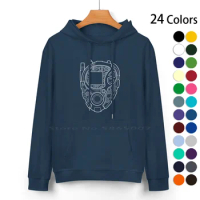 The Adventurer's Companion Pure Cotton Hoodie Sweater 24 Colors Digimon Monsters Digivice Zero Two 100% Cotton Hooded