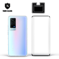 T.G vivo X60 Pro 手機保護超值3件組(透明空壓殼+3D鋼化膜+鏡頭貼)