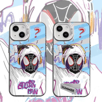 Compatible For iPhone 15, 14, 13, 12, 11, X, Samx, XR, XS, X78Plus Spider-Man scrub Smartphone Case 