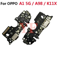 For OPPO A1 5G A98 K11X USB Charge Dock Port Socket Jack Plug Connector Flex Cable Repair Parts