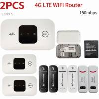 4G Lte Router Wireless Internet Portable Wifi Router Sim Card 4G Chip Router Modem USB Router 150mbps Wifi Dongle Wifi Repeater