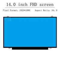 14" Slim LED matrix For acer A114-32 K40-10 SF314-52G TMP449 TMP2410 TMP249 laptop lcd screen panel 1920*1080 30 pins EDP