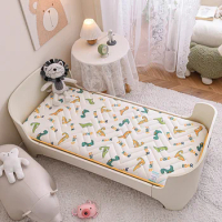 Baby Bedding Set Crib Mattress Children's Latex Cushion Infant Kindergarten Toddler Bed Set Boys Bedding Set Bed Linen 120*65