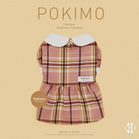 格子裙 馬爾濟斯約克夏寵物衣服【聚物優品】