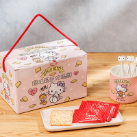 Hello Kitty 方塊酥-攪拌棒馬克杯禮盒(1盒)(提盒)