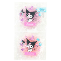 小禮堂 酷洛米 圓形透明果凍顆粒保冷劑 保冰劑 冰敷袋 (2入 粉紫 2020新生活)