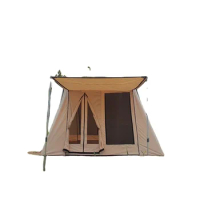 2021 new type Waterproof Spring Camping Tent Kodiak Canvas Cotton Tent Flex Bow Tent