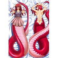 HOT monster musume no iru nichijou Dakimakura Body Pillow Cover Case Lamia Miia Cartoon Snake Girl Hug Hugging Pillowca