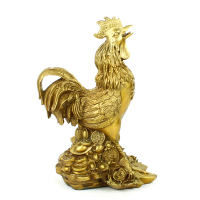 銅工藝品 家居風水吉祥物   銅公雞 銅公雞擺件 金錢元寶雞