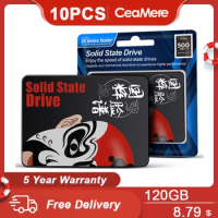 CeaMere 10pcs SSD 2.5 SSD 256GB 512GB 960GB 1TB 2TB 4TB For PC Hard Drive Disk for laptop 480GB Internal Hard Drive