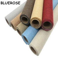 Self Adhesive Linen Fabric for DIY Crafts Gift Packaging Jewelry Drawer Liner Bag Wall,linen Sofa Couch Furniture Repair Sticker