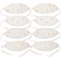 8 Pcs Baby Belly Band Button Patches Newborn Navel Belt Cotton Umbilical Hernia Pure