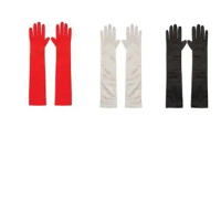Sexy Long Elbow Gloves Flapper 20s Fancy Dress Opera Halloween