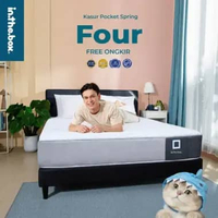 Kasur Spring Bed INTHEBOX Four - FREE Bantal 120 x 200