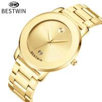 New Ultra-Thin Men's Watch Simple Classic Fashion BESTWIN Quartz Waterproof Manufacturer Cross-Borde