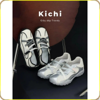 ♠Giày thể thao quai dán KICHI giày sneakers unisex phong cách có ảnh thật 𝗗𝟬𝟴❥VN COD