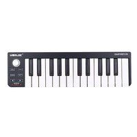 Worlde Easykey.25 Portable MIDI Keyboard Mini 25-Key USB MIDI Controller 25-Key MIDI Keyboard Controller Instruments