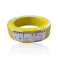 Bestselling Tonn Cable 1.5MM TONN CABLE 1.5MM PVC Insulated Cable (100m + -) Yellow, Blue, Red, Blac