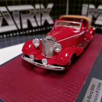 Diecast 1/43 Scale 500K DHC 1935 Cabriolet Classic Car Simulation Resin Car Model Retro Collection Gift