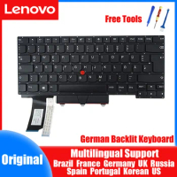 German Lenovo ThinkPad Backlit Keyboard E14 Gen1 Gen2 Notebook Keyboard 01XY033 01XY315