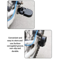 1 Pair Mountain Bike Rear Pedal Foldable Footrest Foot Stand Bicycle Metal Alloy Parts Set Cycling Motor Folding Mini Pedals