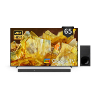 【SONY 索尼】BRAVIA 65型4K Google TV顯示器+3.1聲道聲霸組(XRM-65X90L+HT-G700)